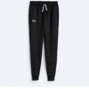 Boys black under armour jogger